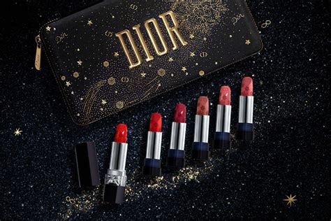 dior glitter limited edition lipstick|christian Dior lipstick set bag.